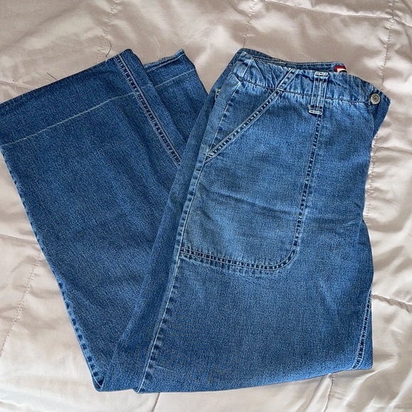 Vintage Old Navy Wide/Straight Leg Jeans - Picture 6 of 11